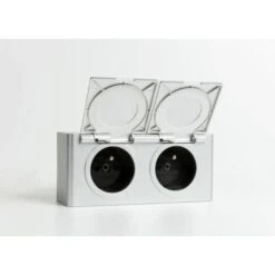 Royal Plaza Freya Combibox 2x Prise D'électricité Gris