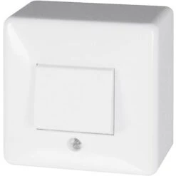 Blass Elektro Wechselschalter Aufputz Reinweiss