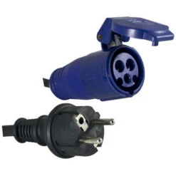 ADAPTATEUR CAMPING FEMELLE CABLE 30CM