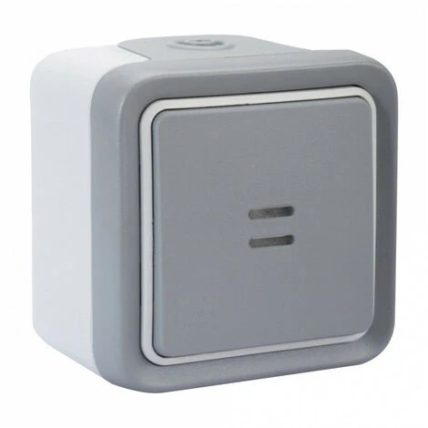Bouton Poussoir Lumineux (voyant Fourni) Plexo - Gris LEGRAND 1 Bouton Poussoir Lumineux (voyant Fourni) Plexo - Gris LEGRAND