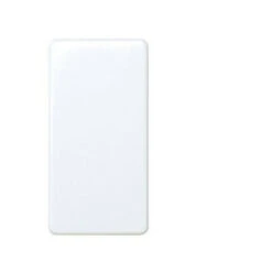 Simon 27 Blanc Neige Module étroit Bouton Neutre - SIMON