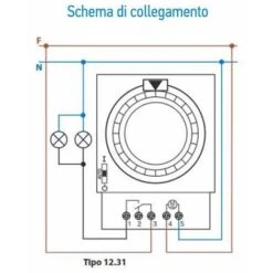 Interrupteur Horaire électromécanique Programme Journalier 1 Contact Inverseur 16A Montage En Façade Type 12.31 Finder 123182300000 -Douille Soldes Boutiquec 57635056 3