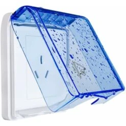 Interrupteur Prise Boîtier étanche, Boîtier étanche Pour Interrupteur Mural 86 Boîtier De Prise étanche, Convient Pour Les Prises De Salle De Bain Accessoire De Salle De Bain Et De Cuisine 95X95X40mm—