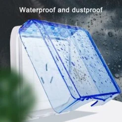 Interrupteur Prise Boîtier étanche, Boîtier étanche Pour Interrupteur Mural 86 Boîtier De Prise étanche, Convient Pour Les Prises De Salle De Bain Accessoire De Salle De Bain Et De Cuisine 95X95X40mm— -Douille Soldes Boutiquec 60019259 4