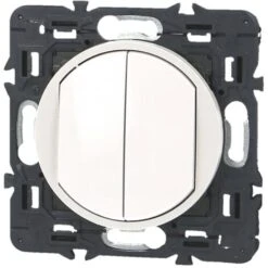 Interrupteur Va-et-vient Double Blanc Legrand Céliane™