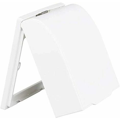 Déstockage Boîtier étanche En Plastique Pour Interrupteur Mural, Sonnette De Porte, Couvercle Rabattable Pour La Maison (blanc) 1 Déstockage Boîtier étanche En Plastique Pour Interrupteur Mural, Sonnette De Porte, Couvercle Rabattable Pour La Maison (blanc)