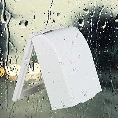 Déstockage Boîtier étanche En Plastique Pour Interrupteur Mural, Sonnette De Porte, Couvercle Rabattable Pour La Maison (blanc) 3 Déstockage Boîtier étanche En Plastique Pour Interrupteur Mural, Sonnette De Porte, Couvercle Rabattable Pour La Maison (blanc) – Image 3