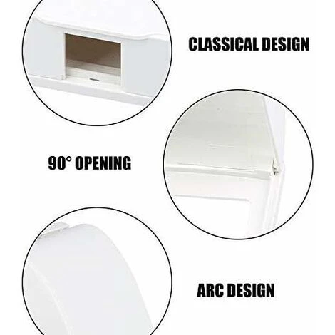 Déstockage Boîtier étanche En Plastique Pour Interrupteur Mural, Sonnette De Porte, Couvercle Rabattable Pour La Maison (blanc) 4 Déstockage Boîtier étanche En Plastique Pour Interrupteur Mural, Sonnette De Porte, Couvercle Rabattable Pour La Maison (blanc) – Image 4