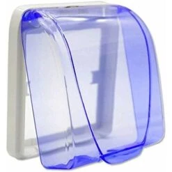 Déstockage Boîtier étanche En Plastique Pour Interrupteur Mural, Sonnette De Porte, Couvercle Rabattable Pour La Maison (bleu)