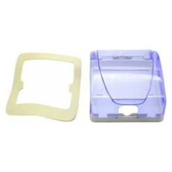 Déstockage Boîtier étanche En Plastique Pour Interrupteur Mural, Sonnette De Porte, Couvercle Rabattable Pour La Maison (bleu) -Douille Soldes Boutiquec 60740005 5