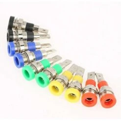 Fiche Banane Connecteurs 4mm,Test De Prise De Panneau De Câblage,pour Haut-Parleur（10 Prise Banane）LO-Ron -Douille Soldes Boutiquec 63521077 4