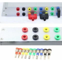 Fiche Banane Connecteurs 4mm,Test De Prise De Panneau De Câblage,pour Haut-Parleur（10 Prise Banane）LO-Ron -Douille Soldes Boutiquec 63521077 5