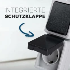 Prise 10A+ Interrupteur Va Et Vient Etanche IP44 NF [Classe énergétique A] -Douille Soldes Boutiquec 64242914 3