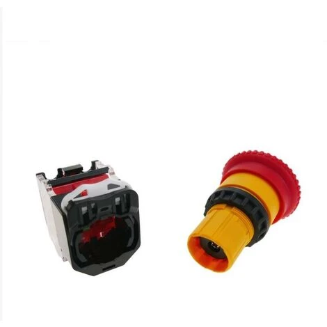 Bouton-poussoir Pour L'arret D'urgence 22mm 1NO 1NC 500V 10A Avec Verrouillage Champignon 40mm 3 Bouton-poussoir Pour L'arret D'urgence 22mm 1NO 1NC 500V 10A Avec Verrouillage Champignon 40mm – Image 3
