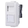 Prise RJ45 Catégorie 6 UTP Compatible Bticino Matix Couleur Blanc