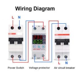 SVP 916 Dispositif De Protection De Courant Intelligent Monophasé Réglable Sur Tension Sous Tension Protecteur De Courant 230VAC(40A) -Douille Soldes Boutiquec 69797883 4