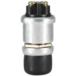 Bouton Poussoir De Démarrage 12v, 2Pin 12V 20A Interrupteur étanche Bouton Poussoir Interrupteur Klaxon Interrupteur Robuste Pour Interrupteur De Voiture Cisea