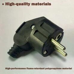 1 Prise One Thing Aqua Black Femelle Avec 1 Prise Mâle 220 V, Prise De Terre, Prise Tertiaire Noire, Idéale Pour Les Sites Commerciaux Extérieurs -Douille Soldes Boutiquec 73760867 4