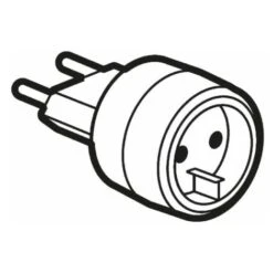 Legrand Adaptateur, France, Avec Fiche 4,8 Mm ( Prix Pour 1 )