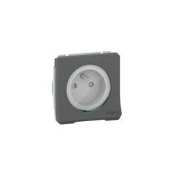 Prise électrique Schneider Electric, Encastrable, Français 2P+T, Extérieur, IK08, IP55, Série MUR ( Prix Pour 1 )