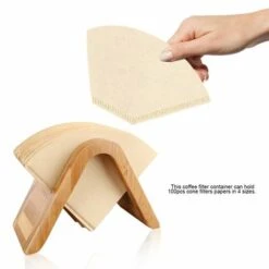 ZXPASRA Porte-Filtre à Café, Porte-Filtre à Café En Bois De Bambou Renouvelable Support De Stockage Du Papier Café Support Pour Distributeur De Papier Filtre à Café PréSentoir Pour Distributeur 8 ZXPASRA Porte-Filtre à Café, Porte-Filtre à Café En Bois De Bambou Renouvelable Support De Stockage Du Papier Café Support Pour Distributeur De Papier Filtre à Café PréSentoir Pour Distributeur -Douille Soldes Boutiquec 75720586 4