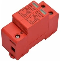 Dispositif De Protection Contre Les Surtensions Cc 1000V 2P 40KA Parafoudre Photovoltaïque PV Tonnerre Protecteur Disjoncteur Installation Sur Rail DIN -Douille Soldes Boutiquec 76523682 3
