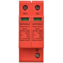 Dispositif De Protection Contre Les Surtensions Cc 1000V 2P 40KA Parafoudre Photovoltaïque PV Tonnerre Protecteur Disjoncteur Installation Sur Rail DIN -Douille Soldes Boutiquec 76523682 5