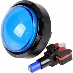 5x Nouveau 60mm En Forme De Dôme LED Boutons-poussoirs Lumineux Pour Jeux De Machine à Sous Arcade -Douille Soldes Boutiquec 76992933 3