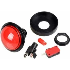 5x Nouveau 60mm En Forme De Dôme LED Boutons-poussoirs Lumineux Pour Jeux De Machine à Sous Arcade -Douille Soldes Boutiquec 76992933 5