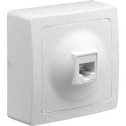 BLOK PRISE RJ45 BLANC