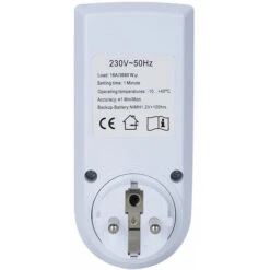 Prise Programmable Digitale, Minuterie Numérique Journalier/Hebdomadaire, Programmateur Prise Electrique Avec Ecran LCD Et Mode Aléatoire Antivol, Économie D'Energie, 16A/3680W Max (2 Packs) -Douille Soldes Boutiquec 78189785 5