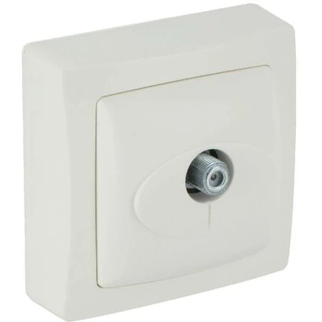Legrand Prise TV Pour Satellite Pour Moulure Appareillage Saillie - Blanc 1 Legrand Prise TV Pour Satellite Pour Moulure Appareillage Saillie - Blanc