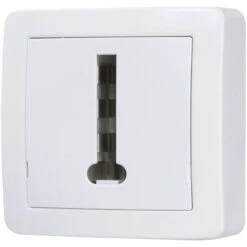 Schneider Electric Prise Téléphone En T Alréa - 8 Contacts - Blanc