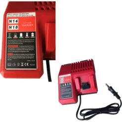 Chargeur De Batterie Li-ion Pour Milwaukee M18, 14.4V 18V, 48-11-1815, 48-11-1820, 48-11-1840, 48-11-1850, 48-1828, Livraison Gratuite,CHINA,EU -Douille Soldes Boutiquec 78766767 5