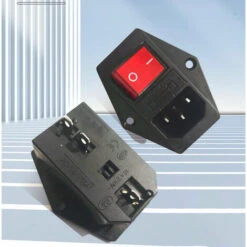 C-14 Connecteur Encastrable 220-250V / 10A Fiche Encastrée Avec Interrupteur Prise Audio IEC Prise Encastrée -Douille Soldes Boutiquec 79397424 5