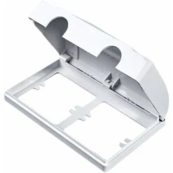 CDouble Prise électrique Prise Couvercle De La Prise De La Prise De Sécurité Sûre Prise Double Prise Protecteur Couvre Bébé Boîte De Sécurité Enfant