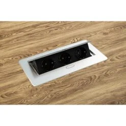 Multiprise Rectangulaire Encastrable 3 Prises 230V Couvercle Rabattable Escamotable Câble Alimentation 1,5m Plan De Travail Cuisine Bureau Atelier Discret Design Décoration Robuste, Métal Argenté Imit 9 Multiprise Rectangulaire Encastrable 3 Prises 230V Couvercle Rabattable Escamotable Câble Alimentation 1,5m Plan De Travail Cuisine Bureau Atelier Discret Design Décoration Robuste, Métal Argenté Imit -Douille Soldes Boutiquec 80971760 5