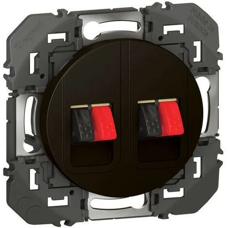 Legrand Prise Haut-parleur Double Dooxie - Noir (600582) 3 Legrand Prise Haut-parleur Double Dooxie - Noir (600582) – Image 3