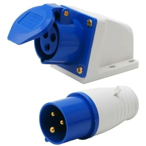 Prise Industrielle étanche IP44 220-250V SF-013 + SF-113 16A Pour Camping-car, Caravane, Camping-car 1 Prise Industrielle étanche IP44 220-250V SF-013 + SF-113 16A Pour Camping-car, Caravane, Camping-car