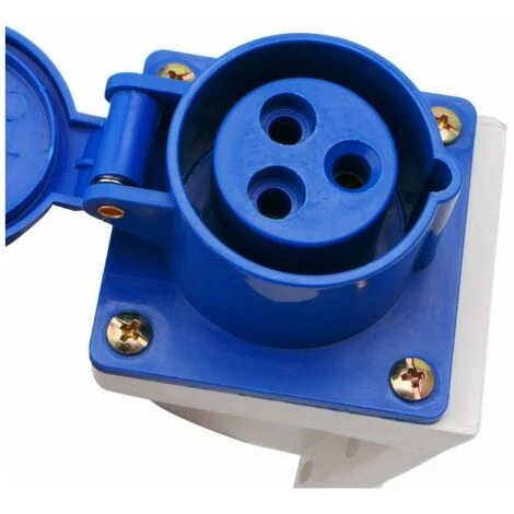 Prise Industrielle étanche IP44 220-250V SF-013 + SF-113 16A Pour Camping-car, Caravane, Camping-car 3 Prise Industrielle étanche IP44 220-250V SF-013 + SF-113 16A Pour Camping-car, Caravane, Camping-car – Image 3