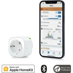 Prise Intelligente EVE ENERGY - Compteur De Consommation - Programmes Intégrés - Technologie Apple HomeKit Bluetooth Thread -Douille Soldes Boutiquec 87487495 5