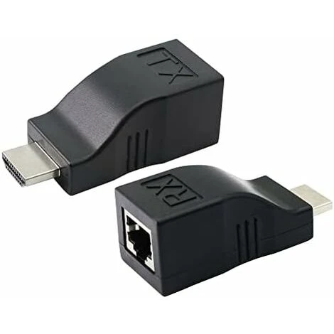 WddnAot Adaptateur HDMI Vers RJ45 , Répéteur De Convertisseur HDMI Vers Ethernet , Prise En Charge De 1080P 3D Jusqu'à 30 M , Pour HDTV PS4 STB 4K 2K 1 WddnAot Adaptateur HDMI Vers RJ45 , Répéteur De Convertisseur HDMI Vers Ethernet , Prise En Charge De 1080P 3D Jusqu'à 30 M , Pour HDTV PS4 STB 4K 2K