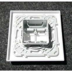 Schneider Electric Prise Double RJ45 CAT6 FTP Blanc Polaire P-E Complet Avec Support Et Plaque S-ONE ALTIRA SCHNEIDER -Douille Soldes Boutiquec 89777089 3