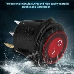 6Pcs 12V-24Vdc 20A Led Interrupteur À Bascule 3 Broches Spst Étanche Rond Power Switch Bouton Contrôle Pour Voiture Auto Bateau Camion (1 X Rouge/Jaune/Vert, 3 X Bleu) 8 6Pcs 12V-24Vdc 20A Led Interrupteur À Bascule 3 Broches Spst Étanche Rond Power Switch Bouton Contrôle Pour Voiture Auto Bateau Camion (1 X Rouge/Jaune/Vert, 3 X Bleu) -Douille Soldes Boutiquec 91500667 4