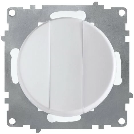 Interrupteur Triple, Simple Allumage, Témoin Lumineux, 1 Voie, Encastré, Sans Cadre Blanc 1 Interrupteur Triple, Simple Allumage, Témoin Lumineux, 1 Voie, Encastré, Sans Cadre Blanc