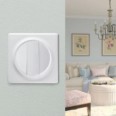 Interrupteur Triple, Simple Allumage, Témoin Lumineux, 1 Voie, Encastré, Sans Cadre Blanc 2 Interrupteur Triple, Simple Allumage, Témoin Lumineux, 1 Voie, Encastré, Sans Cadre Blanc – Image 2