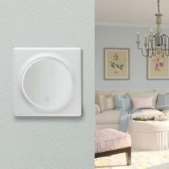 Interrupteur Va-et-vient Simple, Encastré, Avec Plaque De Finition Florence Blanc -Douille Soldes Boutiquec 91583288 4