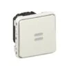 Interrupteur Va-Et-Vient Témoin LEGRAND Plexo Monophasé Composable Blanc - 069612