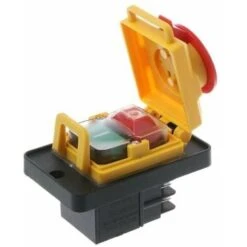 Bouton D'arrêt D'urgence De Commutateur électromagnétique De Machine De Découpe, Commutateur De Bouton De Libération De Tension Adapté à La Salle D'outils