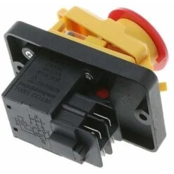 Bouton D'arrêt D'urgence De Commutateur électromagnétique De Machine De Découpe, Commutateur De Bouton De Libération De Tension Adapté à La Salle D'outils -Douille Soldes Boutiquec 93703289 4